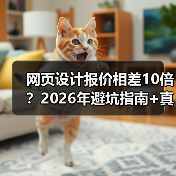 网页设计报价相差10倍？2026年避坑指南+真实成本拆解（图2）