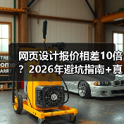 网页设计报价相差10倍？2026年避坑指南+真实成本拆解（图3）