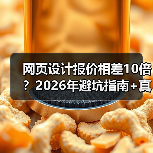 网页设计报价相差10倍？2026年避坑指南+真实成本拆解（图1）