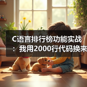 C语言排行榜功能实战：我用2000行代码换来的5个血泪教训（图2）