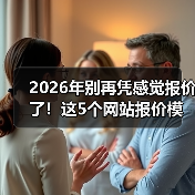 2026年别再凭感觉报价了！这5个网站报价模板帮你多赚37%