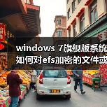 windows 7旗舰版系统如何对efs加密的文件或文件夹进行解密
