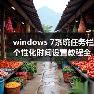 windows 7系统任务栏个性化时间设置教程全程图解（图2）