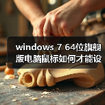 windows 7 64位旗舰版电脑鼠标如何才能设置成左手操作？设置鼠标（图3）
