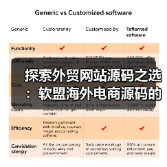 探索外贸网站源码之选：软盟海外电商源码的独特魅力（图3）