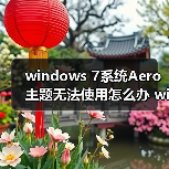 windows 7系统Aero主题无法使用怎么办 windows 7系统Aero主题无(图3) windows 7系统Aero主题无法使用怎么办 windows 7系统Aero主题无(图3)