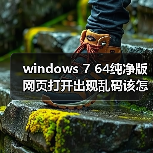 windows 7 64纯净版网页打开出现乱码该怎么办 解决方法介绍(图3) windows 7 64纯净版网页打开出现乱码该怎么办 解决方法介绍(图3)