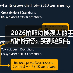 2026拍照功能强大的手机排行榜：实测这5台让我扔掉相机（图2）