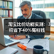 淘宝比价功能实测：3招省下40%冤枉钱（图2）