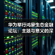 华为举行鸿蒙生态金融论坛:主题与意义的深度剖析(图2) 华为举行鸿蒙生态金融论坛:主题与意义的深度剖析(图2)
