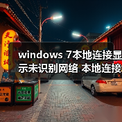 windows 7本地连接显示未识别网络 本地连接受限无网络访问的解决(图4) windows 7本地连接显示未识别网络 本地连接受限无网络访问的解决(图4)
