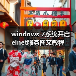 windows 7系统开启Telnet服务图文教程(图1) windows 7系统开启Telnet服务图文教程(图1)