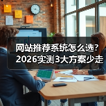 网站推荐系统怎么选?2026实测3大方案少走弯路(图2) 网站推荐系统怎么选?2026实测3大方案少走弯路(图2)