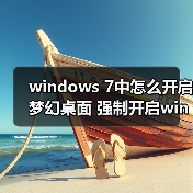 windows 7中怎么开启梦幻桌面 强制开启windows 7中的Aero教程（图3）