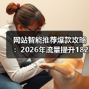 网站智能推荐爆款攻略:2026年流量提升182%的3个狠招(图1) 网站智能推荐爆款攻略:2026年流量提升182%的3个狠招(图1)