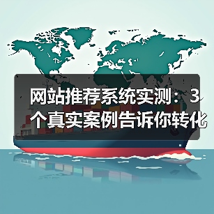 网站推荐系统实测：3个真实案例告诉你转化率如何提升217%