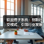 软盟搭子系统：创新社交模式，引领行业发展（图4）