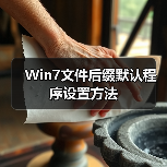 Win7文件后缀默认程序设置方法（图2）