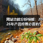 网站功能分析模板:2026年产品经理必备的5大实战框架(图3) 网站功能分析模板:2026年产品经理必备的5大实战框架(图3)
