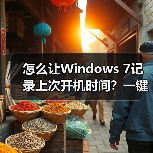 怎么让Windows 7记录上次开机时间？一键设置教程
