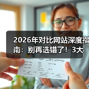 2026年对比网站深度指南：别再选错了！3大核心指标帮你避坑
