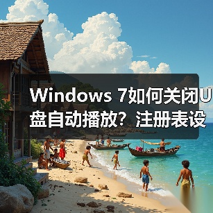 Windows 7如何关闭U盘自动播放?注册表设置教程全解析(图2) Windows 7如何关闭U盘自动播放?注册表设置教程全解析(图2)
