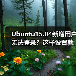 Ubuntu15.04新增用户无法登录？这样设置就能成功登录！（图4）