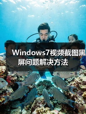 Windows7视频截图黑屏问题解决方法（图3）