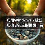 巧用Windows 7壁纸切换功能定时提醒,高效掌控工作时间(图4) 巧用Windows 7壁纸切换功能定时提醒,高效掌控工作时间(图4)