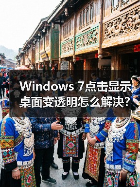 Windows 7点击显示桌面变透明怎么解决?注册表设置方法详解(图1) Windows 7点击显示桌面变透明怎么解决?注册表设置方法详解(图1)