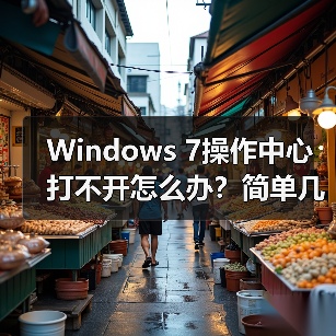 Windows 7操作中心打不开怎么办?简单几步修复方法(图2) Windows 7操作中心打不开怎么办?简单几步修复方法(图2)