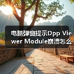 电脑弹窗提示Dpp Viewer Module崩溃怎么解决?(图4) 电脑弹窗提示Dpp Viewer Module崩溃怎么解决?(图4)