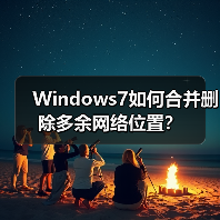 Windows7如何合并删除多余网络位置？（图4）