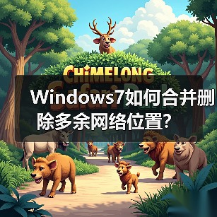 Windows7如何合并删除多余网络位置？（图2）