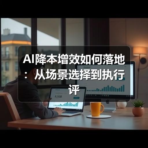 AI降本增效如何落地:从场景选择到执行评估的实用指南
