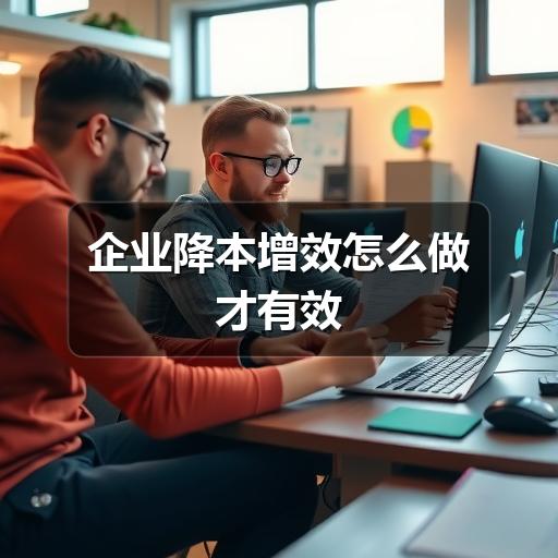 企业降本增效怎么做才有效