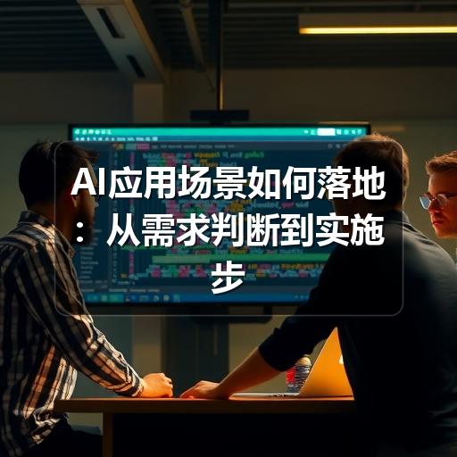 AI应用场景如何落地:从需求判断到实施步骤