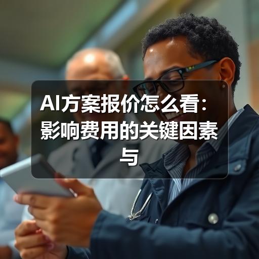 AI方案报价怎么看:影响费用的关键因素与评估方法