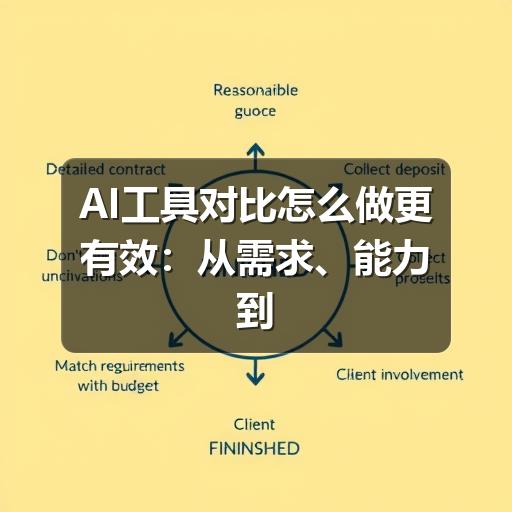 AI工具对比怎么做更有效:从需求、能力到成本的选择指南