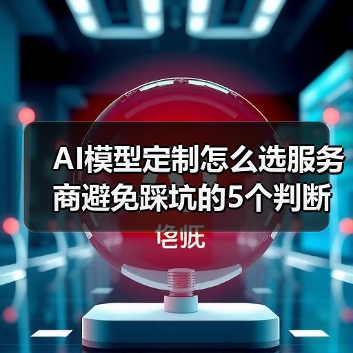 AI模型定制怎么选服务商避免踩坑的5个判断标准